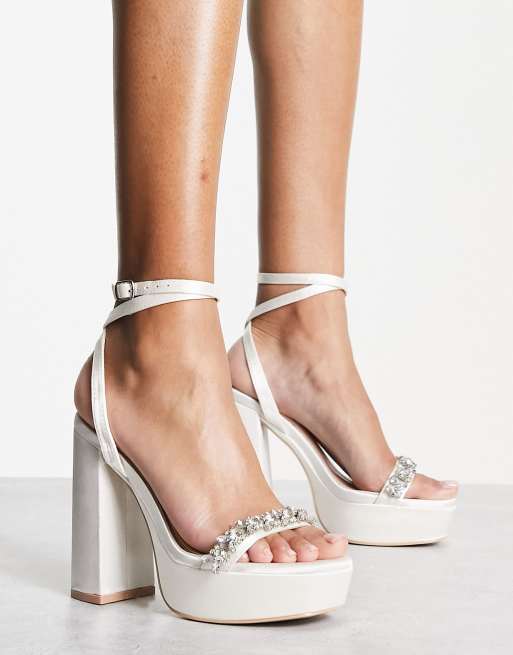 Ivory 2025 platform heels