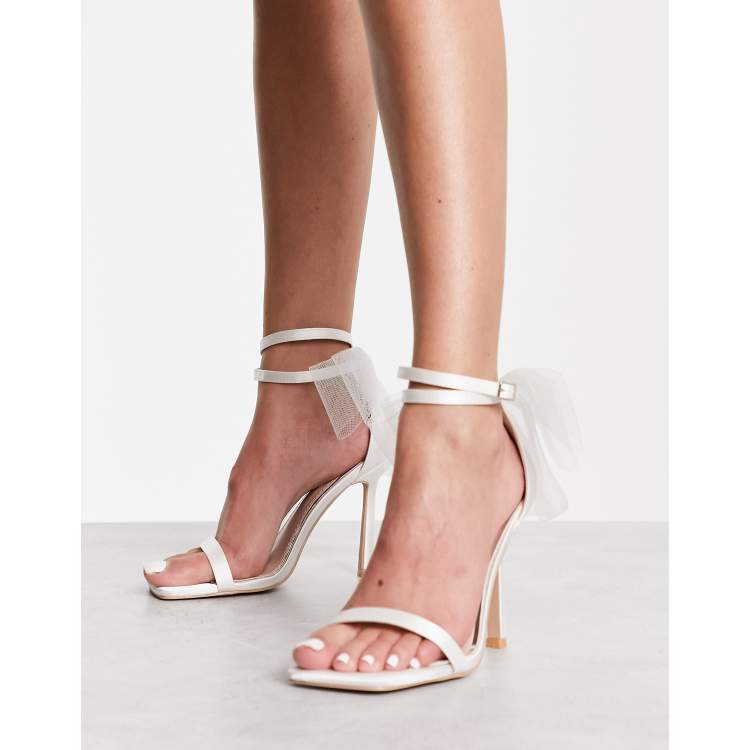 Ivory on sale strappy shoes