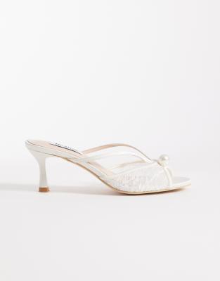 Be Mine Bridal Maya Heeled Mules In Multi