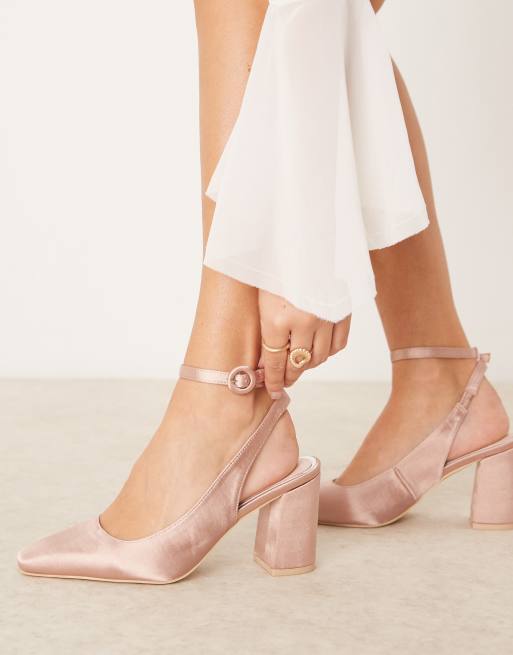 Blush slingback shoes on sale