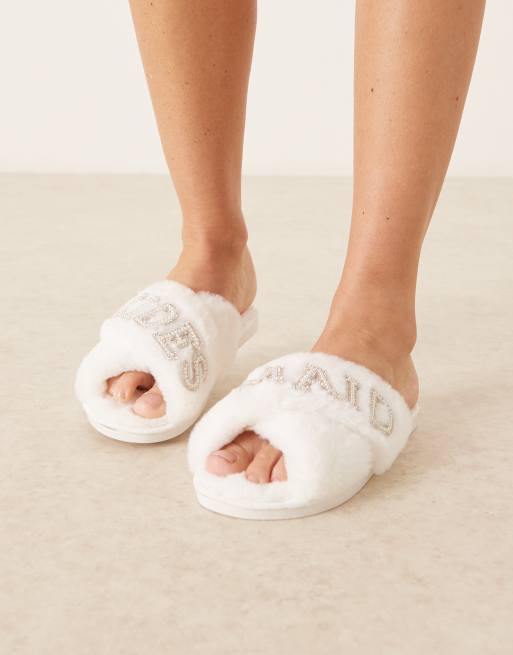 Be Mine Bridesmaids slippers in ivory, 4 of 4