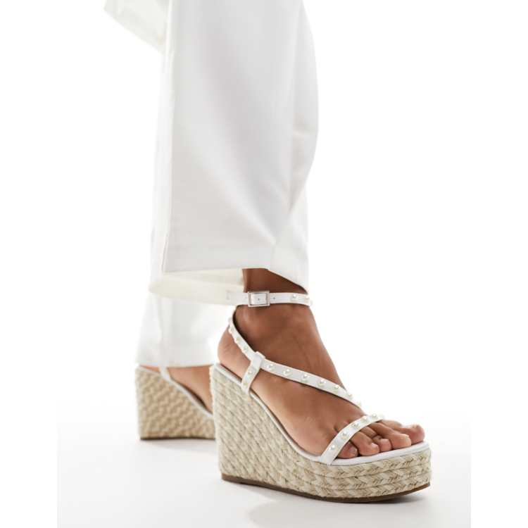 Scarpe da sposa con zeppa alta outlet