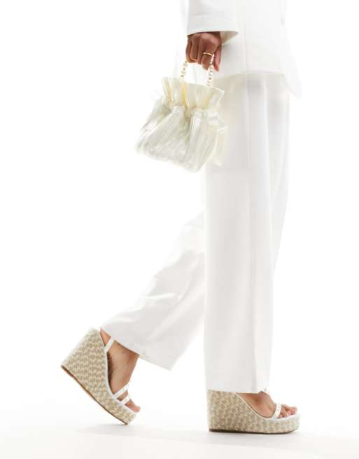 Scarpe zeppa sposa online