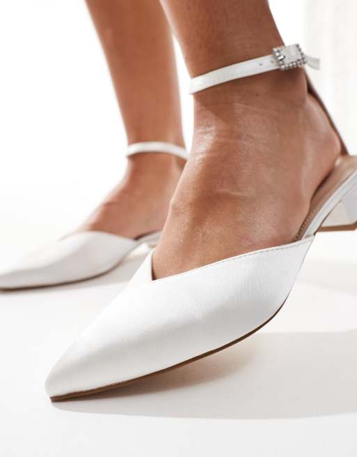 Be Mine Catherine Scarpe basse da sposa color avorio ASOS