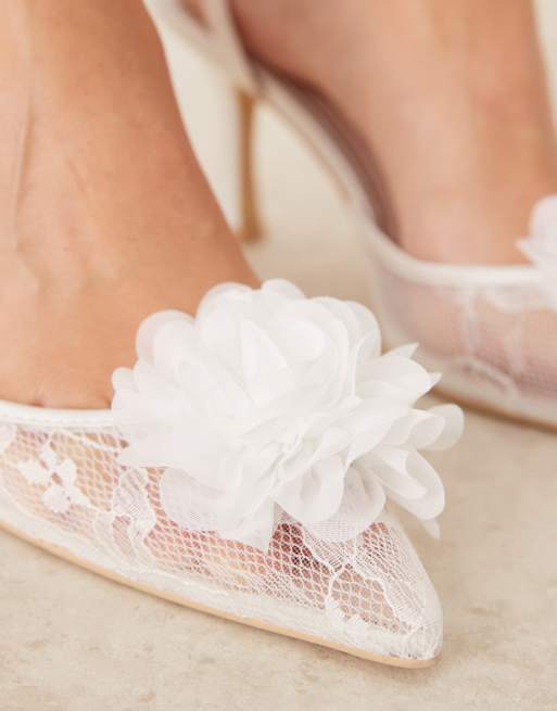 Tacco Medio Scarpe Sposa Avorio Sandali Bianchi Scarpe Sposa