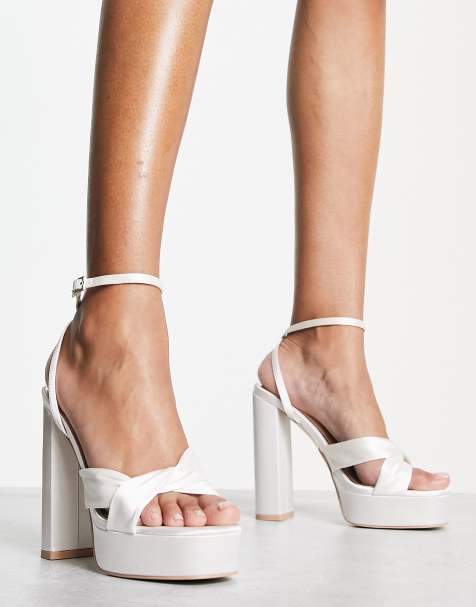 Asos ivory wedding on sale shoes