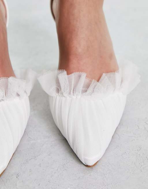 Tulle sposa scarpe discount