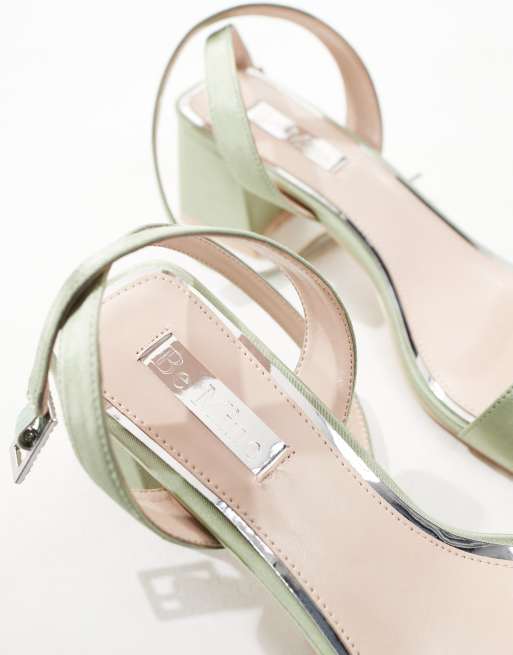 Be Mine - Ruhi - Sandales de mariage à petit talon carré - Sauge, 2 de 4