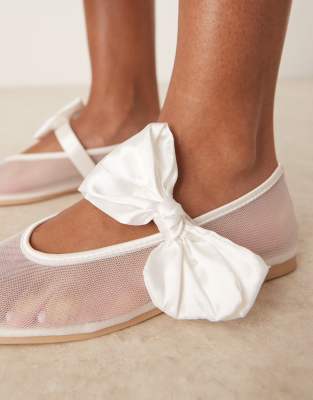 BE MINE SALLY BALLET SHOES WITH BOW 