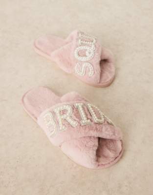 BE MINE SASHA BRIDE SQUAD SLIPPERS 