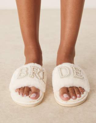 Be Mine - Sasha - Pantofole da sposa avorio - view 1