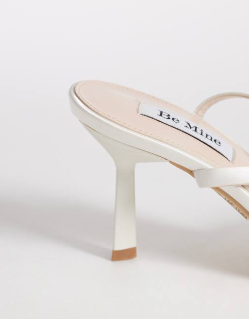 Be Mine - Taylor - Schoenen van mesh met hak in ivoorwit, 3 van 4
