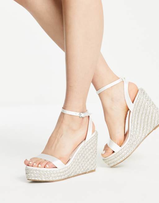 Espadrilles compensées outlet mariée