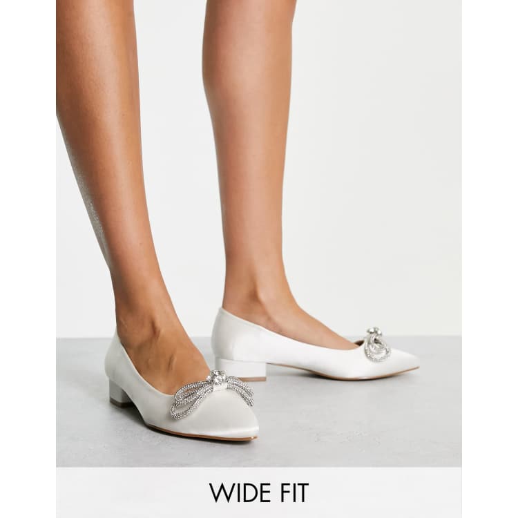 Ivory shop flat shoes