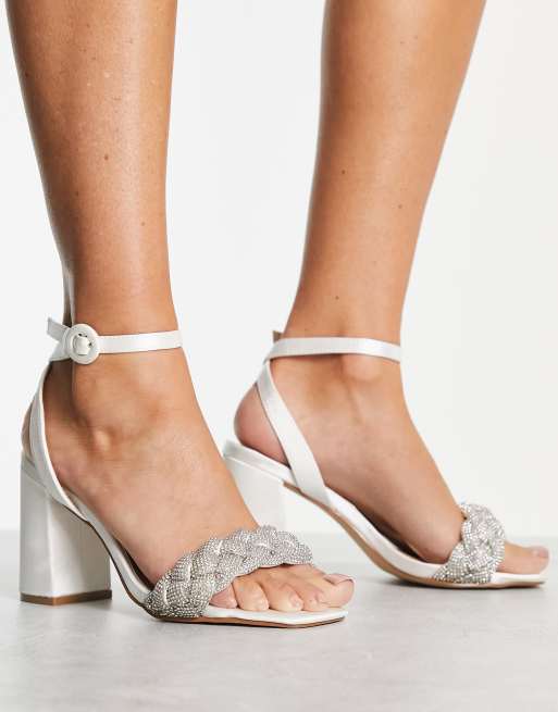 Wide fit bridal store sandals