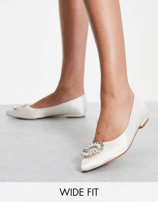 Flat wedding shop shoes asos