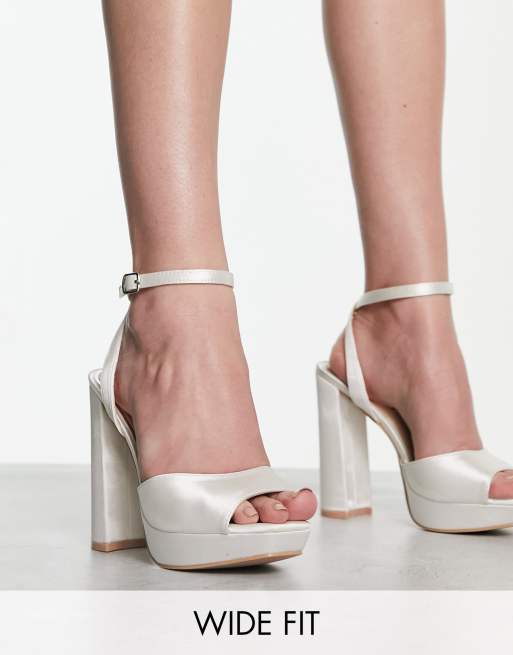 Asos white platform sandals hot sale