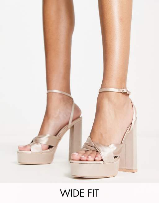 Blush platform sandals new arrivals