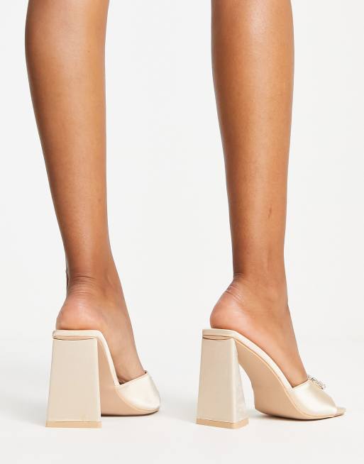 Blush mules hot sale