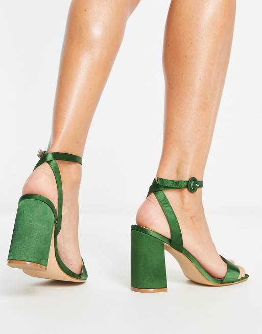 Emerald block hot sale heels