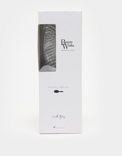 Beauty Works - Hvid veganervenlig børste med børstehår, 3 af 4