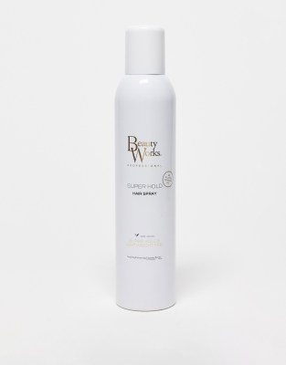 Beauty Works Super Hold Hair Spray 300ml-No colour