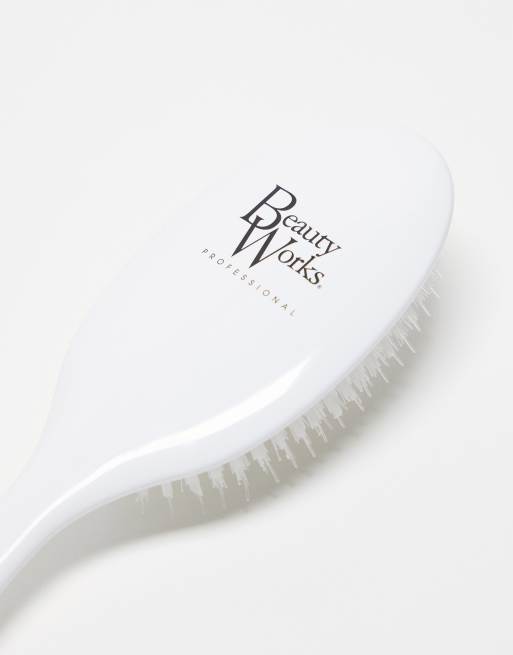 Beauty Works – Vit hårborste med veganvänliga borst, 4 av 4