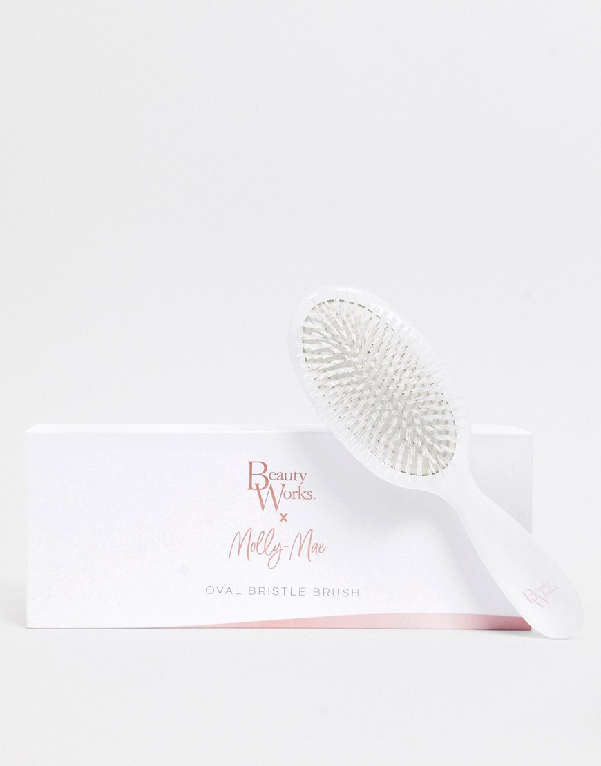 Beauty Works X Molly Mae Oval Bristle Brush-no Color