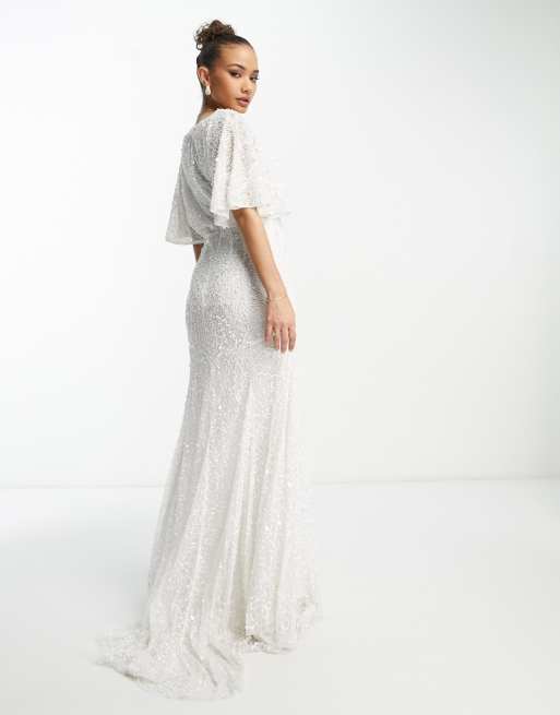 Asos white evening dresses sale