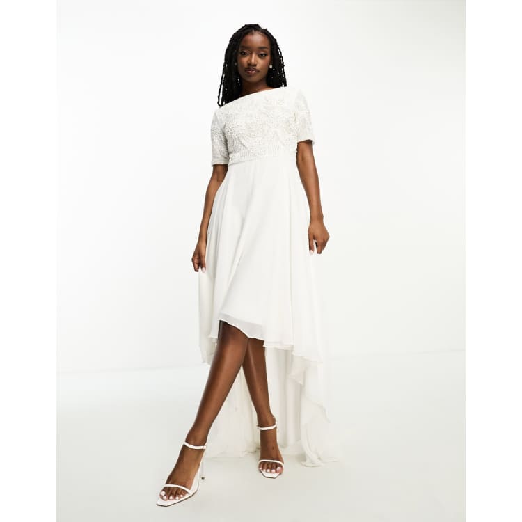 Robe courte devant longue derriere 2024 asos