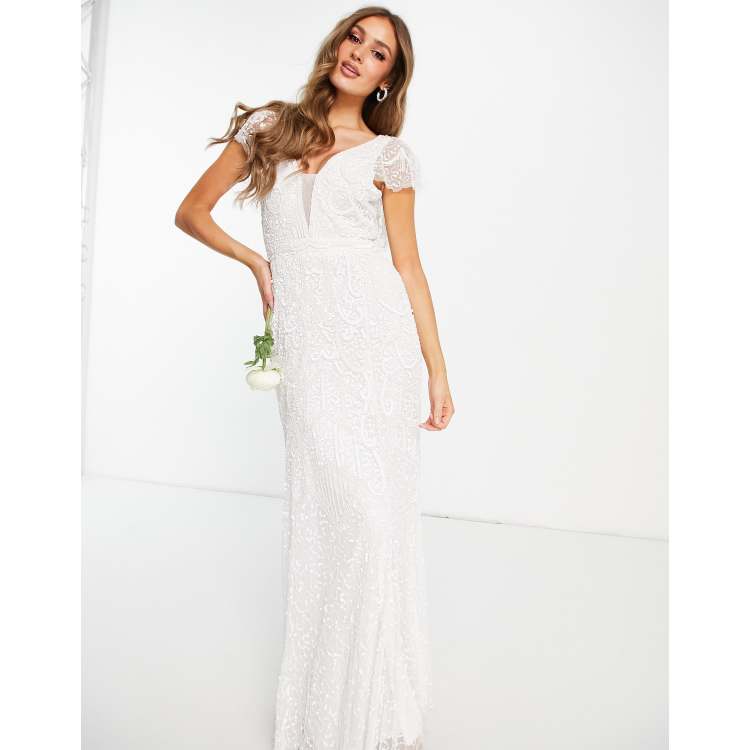 Helena embellished 2025 maxi wedding dress