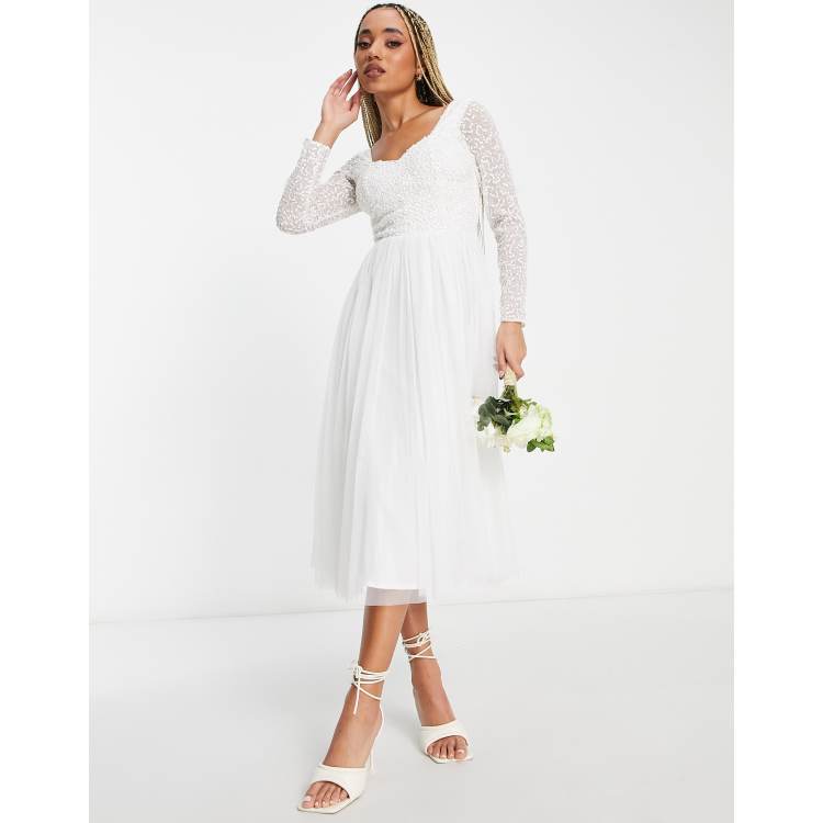 Asos white 2025 occasion dress