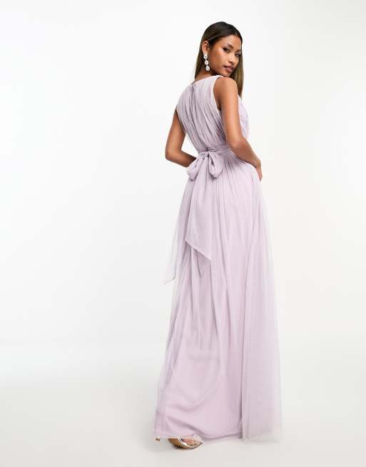 Tfnc kily pale outlet mauve maxi dress