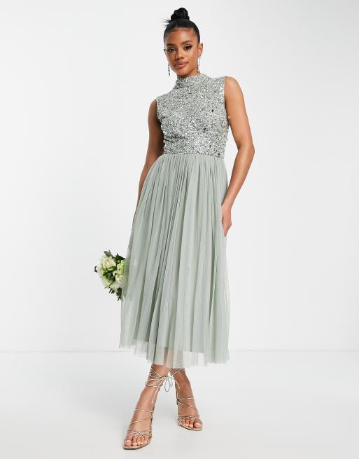 Tulle skirt bridesmaid outlet dresses