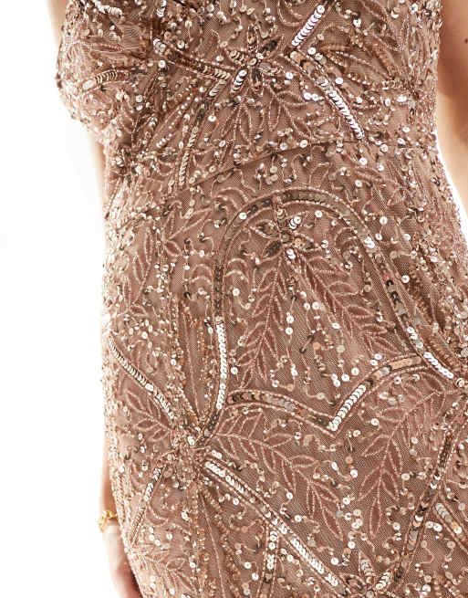 express faux leather dress Mac Duggal 5528