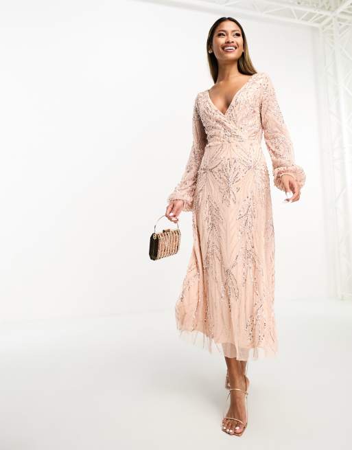 Blush sales dresses midi