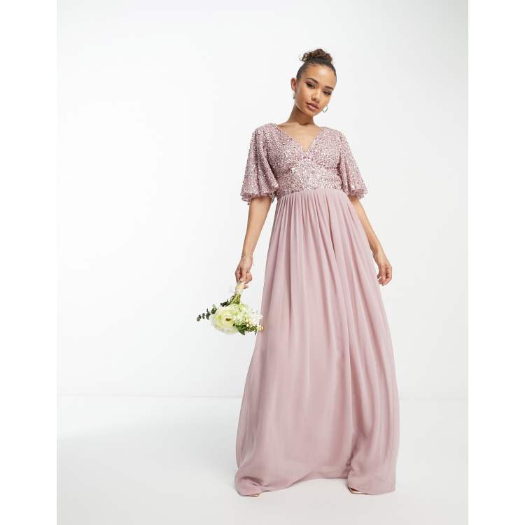 Toni embellished hotsell maxi bridesmaid dress