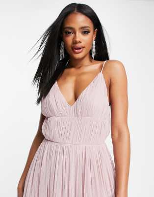 layered tulle maxi dress