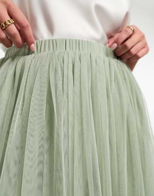 Jupe longue tulle clearance verte