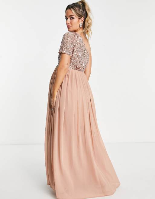 blue dress for baby girl Amalfi Maternity Dress Champagne 16