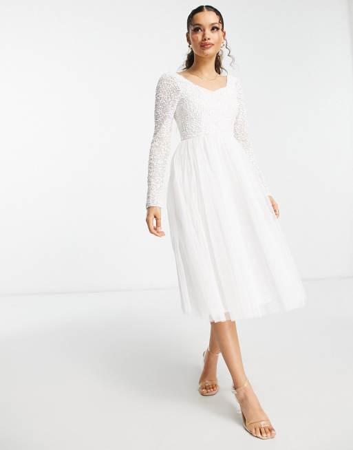 Tulle long midi outlet dress