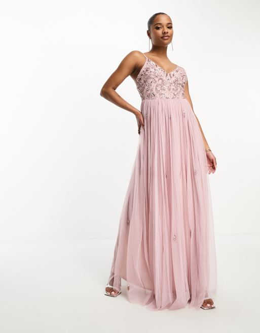 Pink maxi outlet ball gown skirt