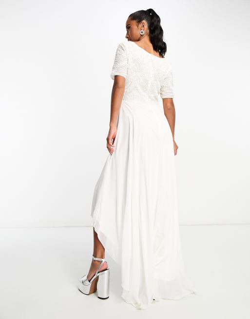 Robe courte devant longue derriere 2024 asos