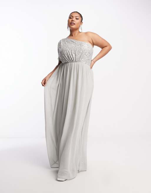 Grey and white bridesmaid on sale dresses