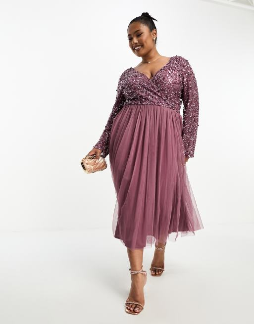 Asos bridesmaid plus size online