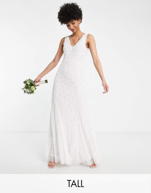 Asos tall store wedding dresses