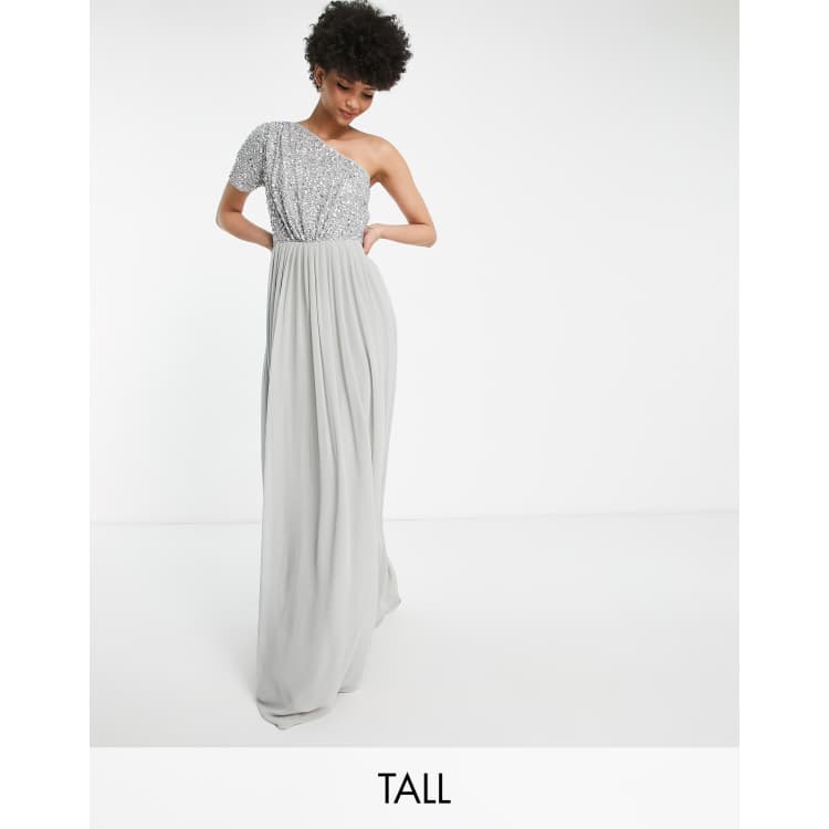 Asos grey bridesmaid clearance dresses