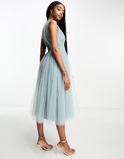 Robe mi longue tulle new arrivals