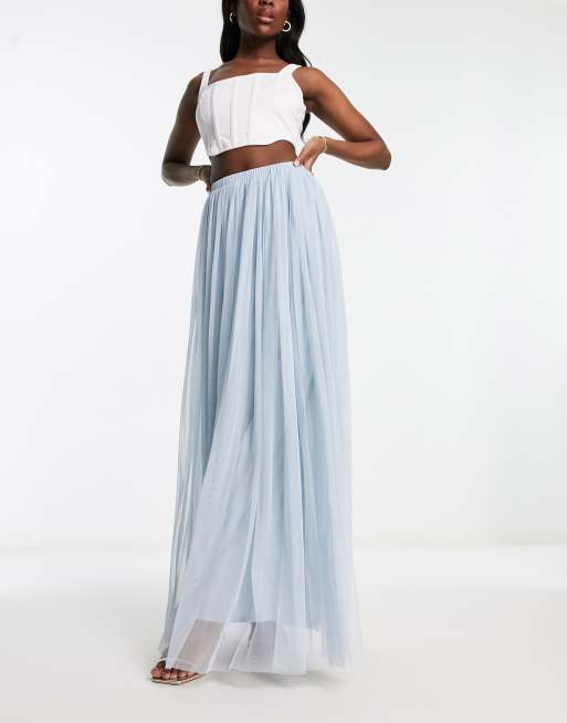 Asos tulle 2024 maxi skirt