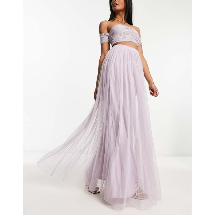 Tulle maxi skirt clearance asos